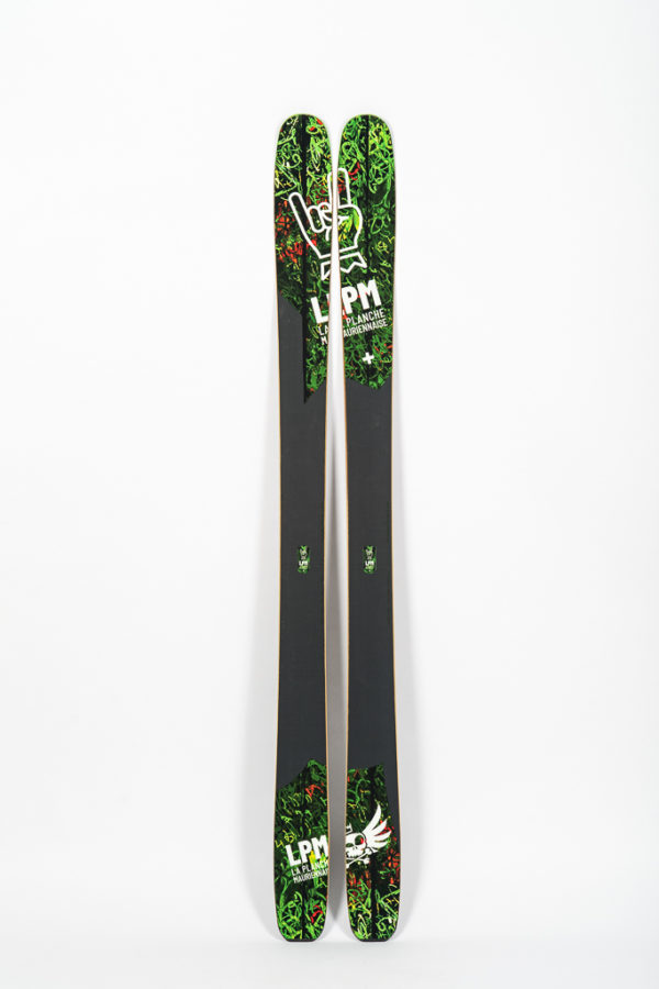 le black 105 allmountain lpm la planche mauriennaise savoie mont blanc freerando ski freeride design alpes maurienne carbone artisan artisanat