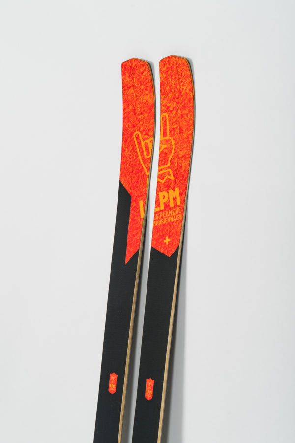 Le 97 ski LPM La Planche Mauriennaise fabrications artisanale skis Maurienne Savoie Albiez France Design